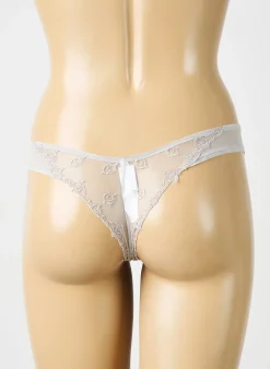 Tanga Chantelle Gris