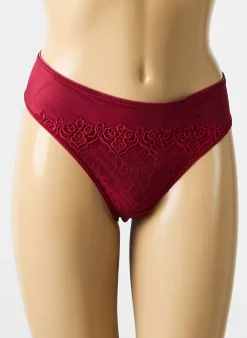 Tanga Chantelle Rouge