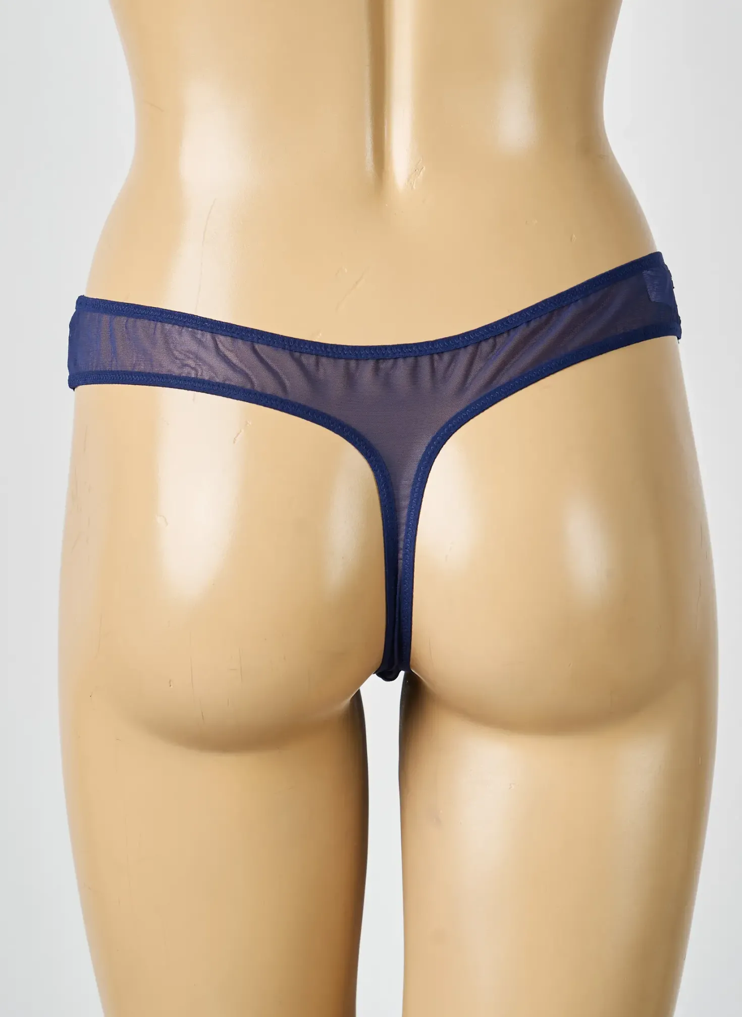 Tanga Simone Perele Bleu