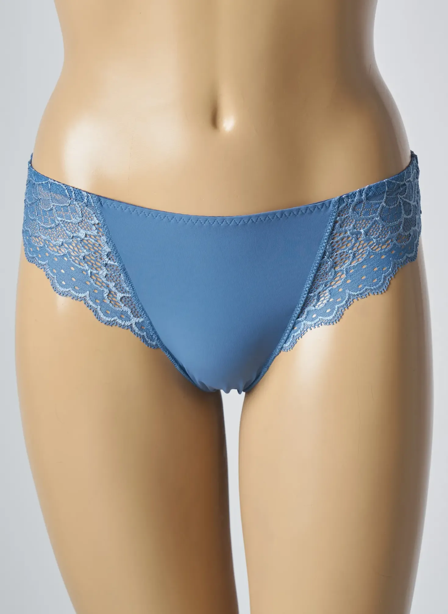 Tanga Simone Perele Bleu