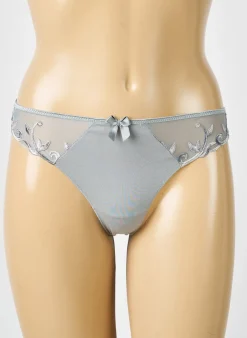 Tanga Simone Perele Gris