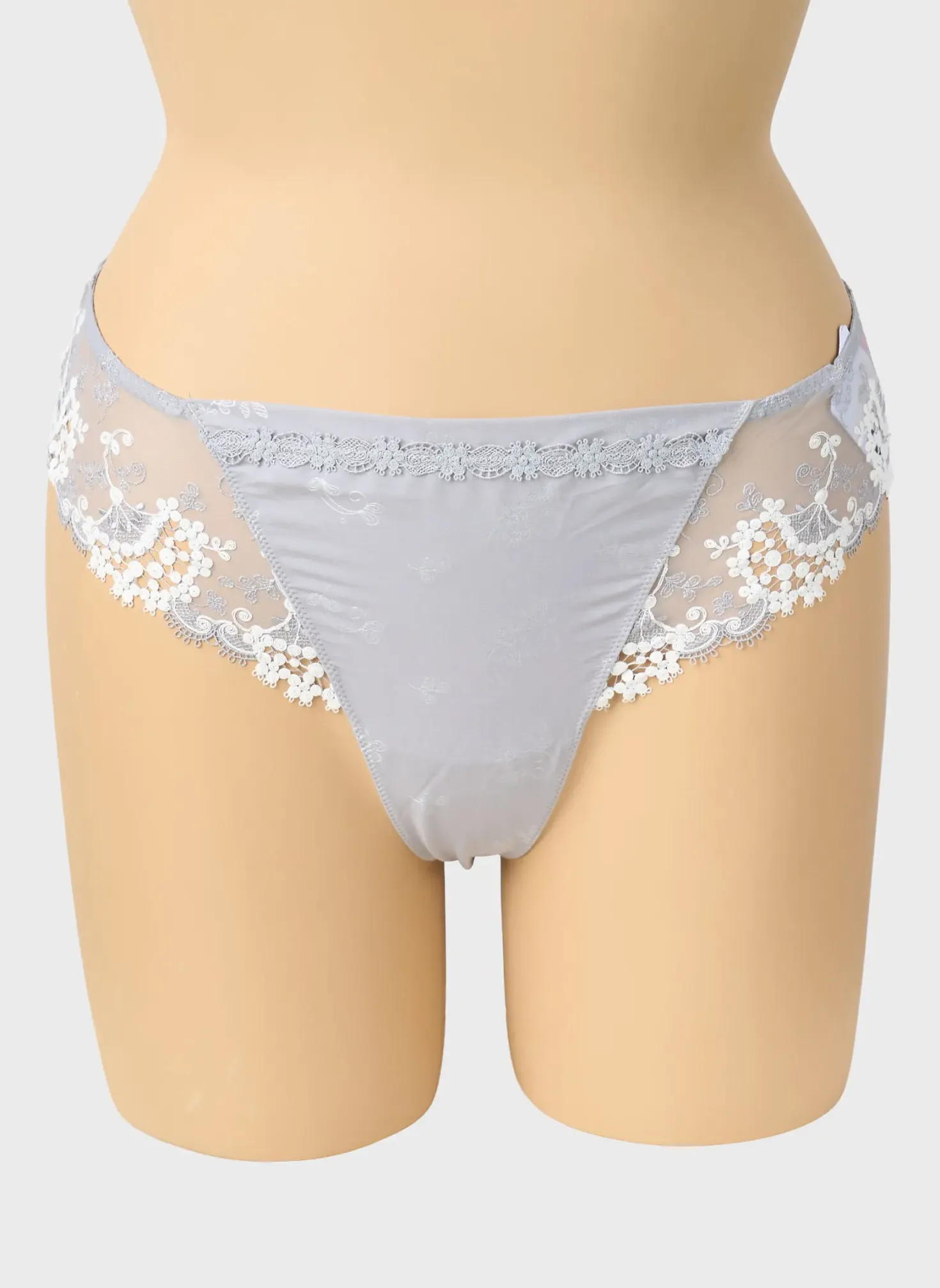 Tanga Simone Perele Gris