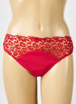Tanga Simone Perele Rouge