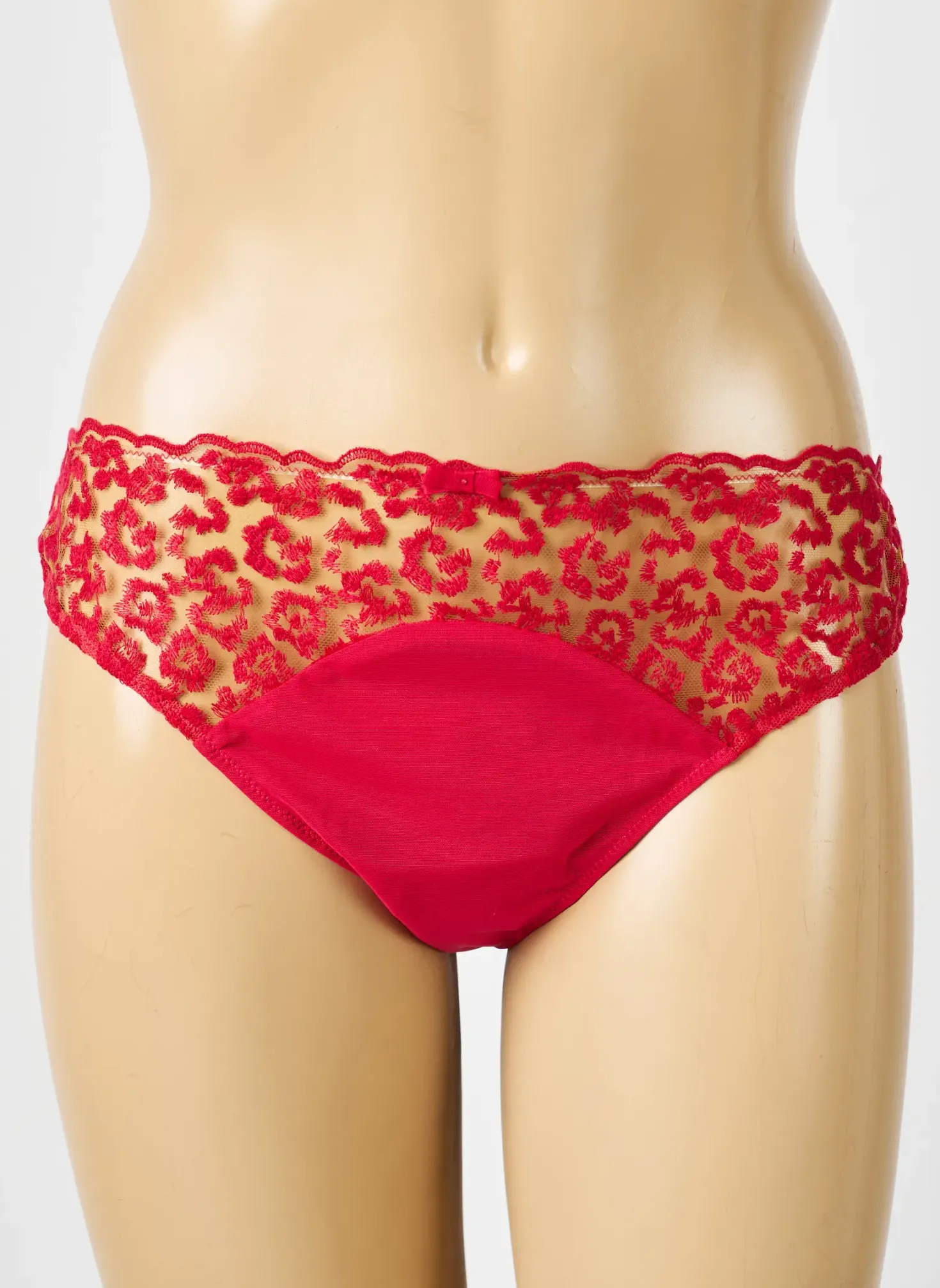 Tanga Simone Perele Rouge