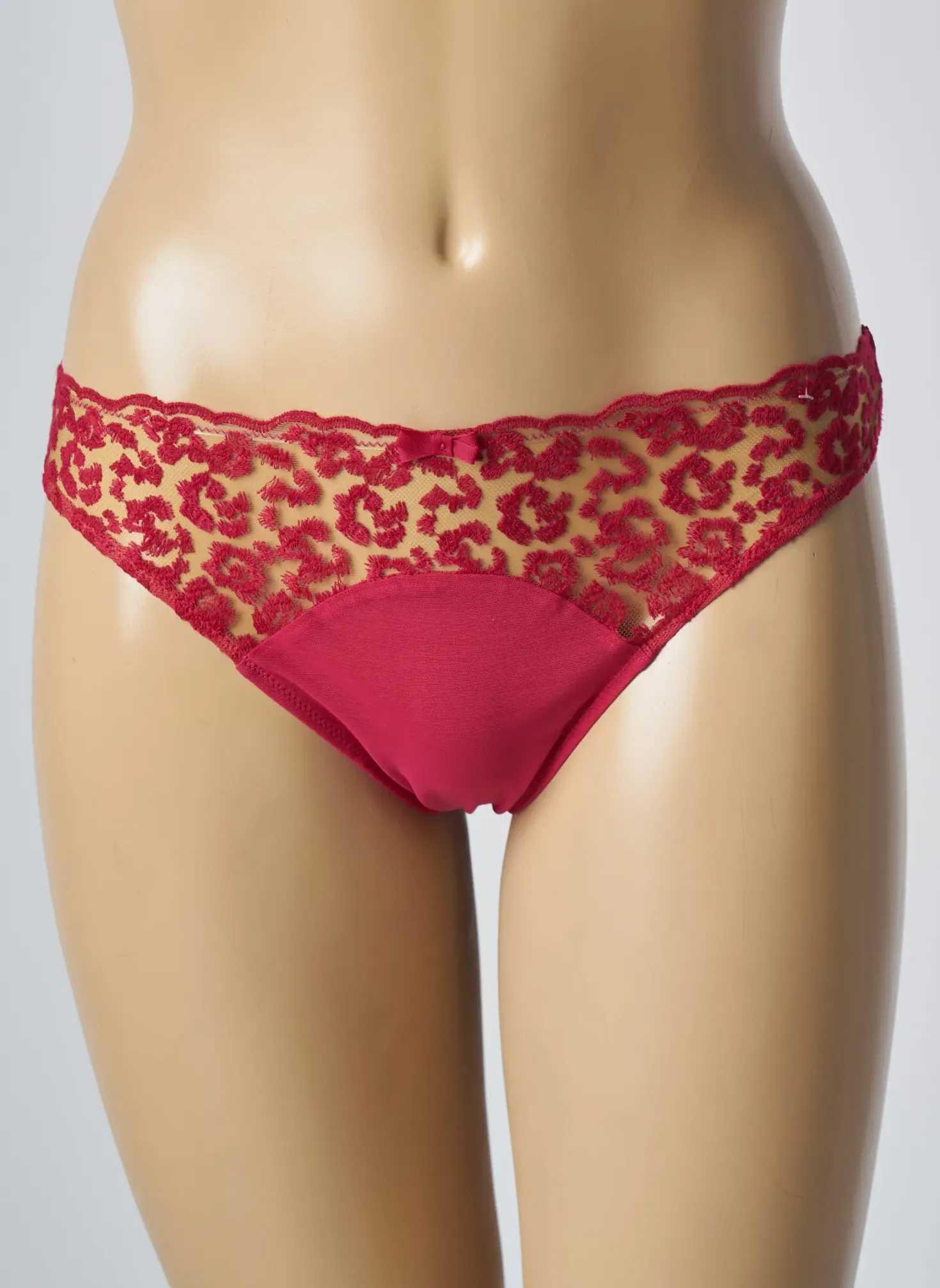Tanga Simone Perele Rouge