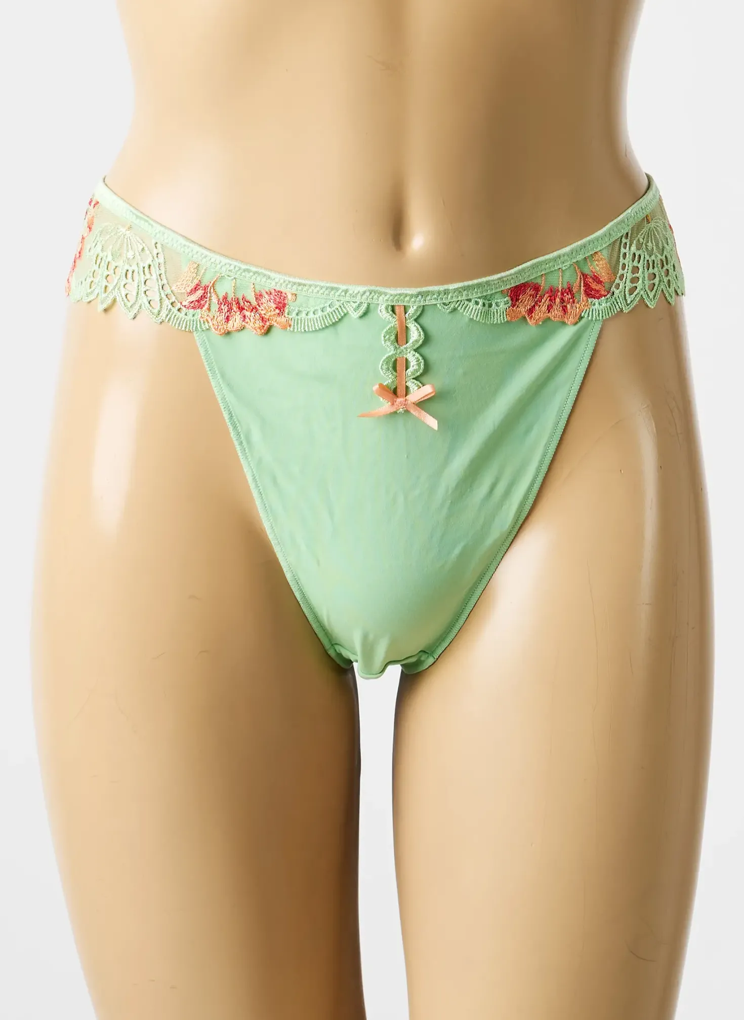 Tanga Simone Perele Vert