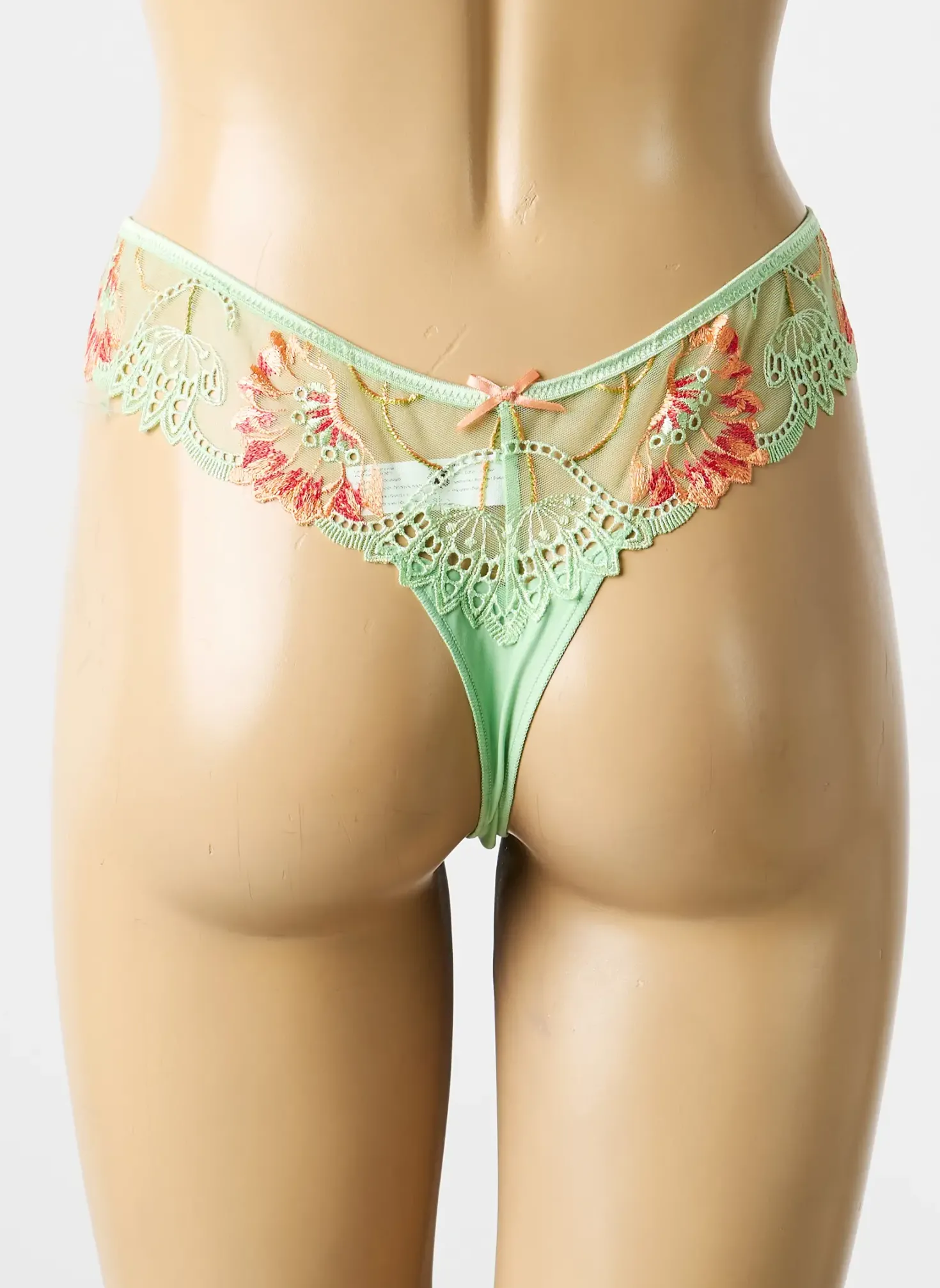 Tanga Simone Perele Vert