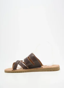 Tongs Ayoka Marron Bout Ouvert