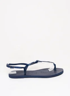 Tongs Havaianas Bleu Talon Plat Jusqu'à 3cm