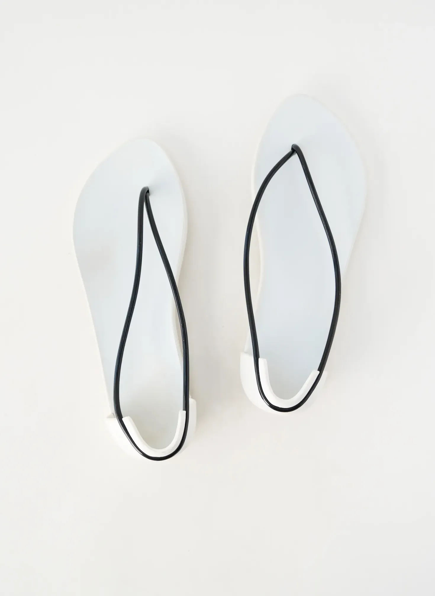 Tongs Ipanema Blanc Talon Plat Jusqu'à 3cm