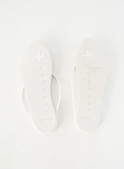 Tongs Ipanema Blanc Talon Plat Jusqu'à 3cm