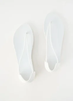 Tongs Ipanema Blanc Talon Plat Jusqu'à 3cm