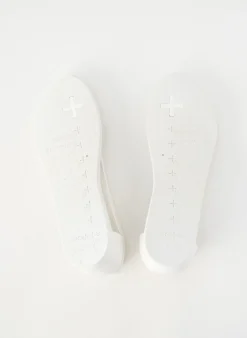Tongs Ipanema Blanc Talon Plat Jusqu'à 3cm