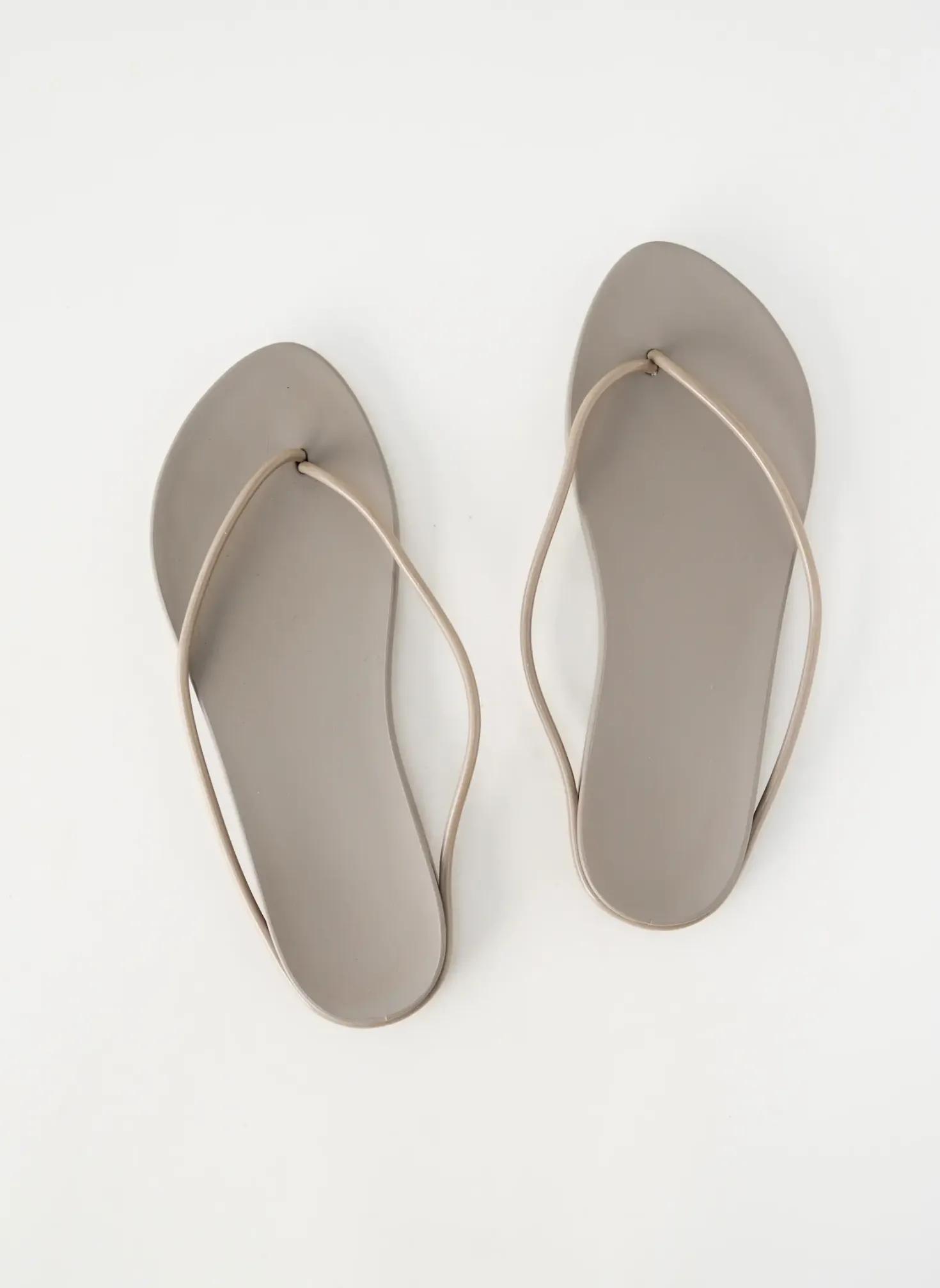 Tongs Ipanema Gris Talon Plat Jusqu'à 3cm