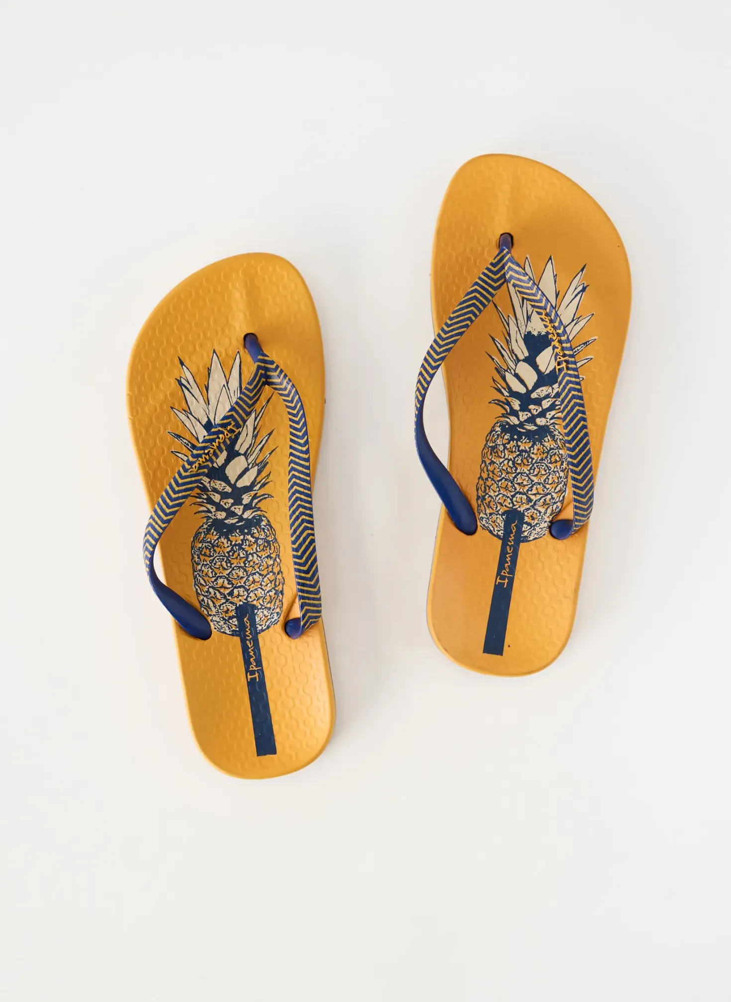 Tongs Ipanema Jaune Talon Plat Jusqu'à 3cm