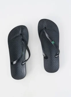 Tongs Ipanema Noir Bout Ouvert