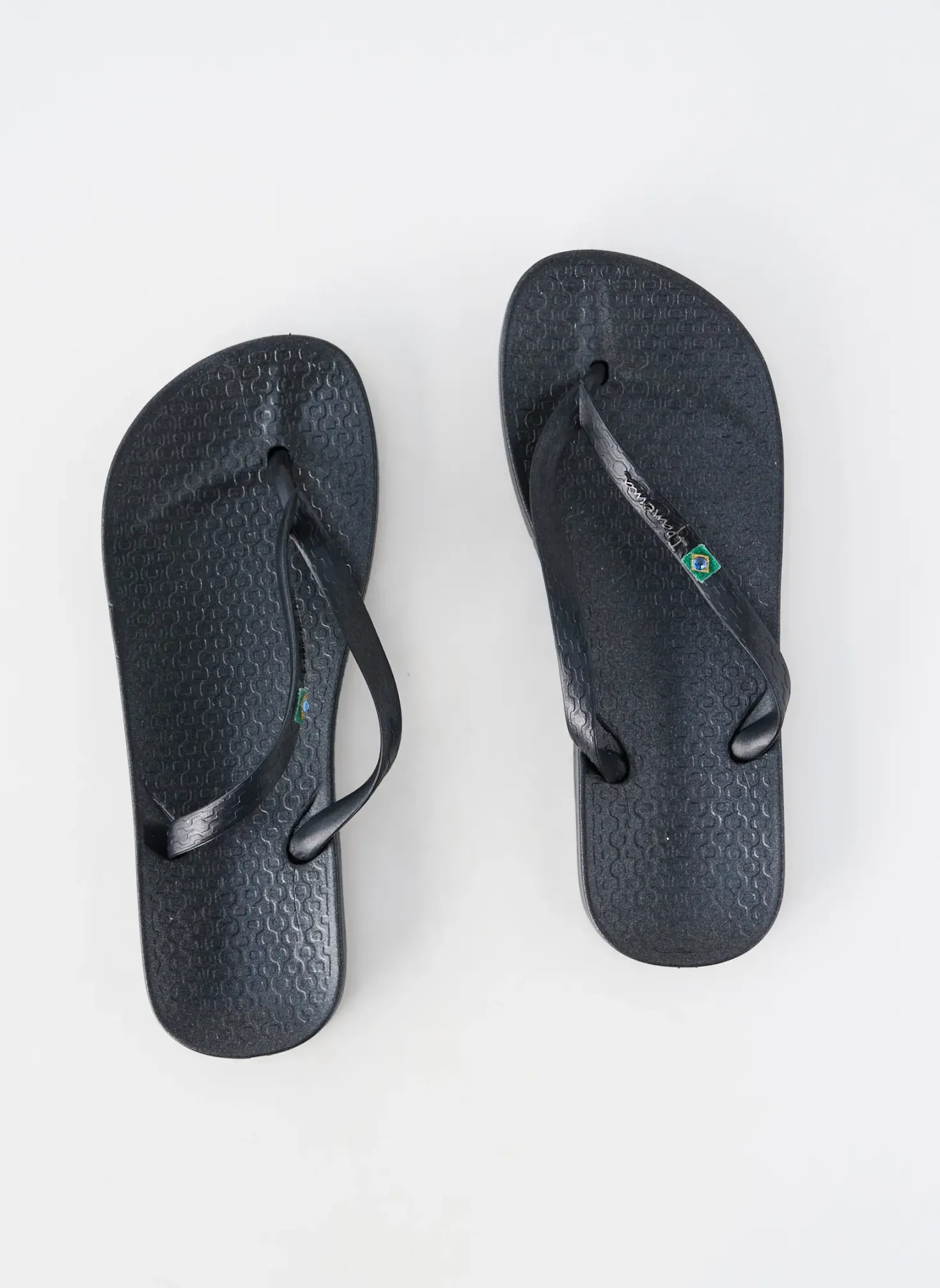 Tongs Ipanema Noir Bout Ouvert