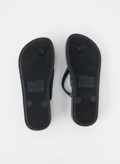 Tongs Ipanema Noir Bout Ouvert