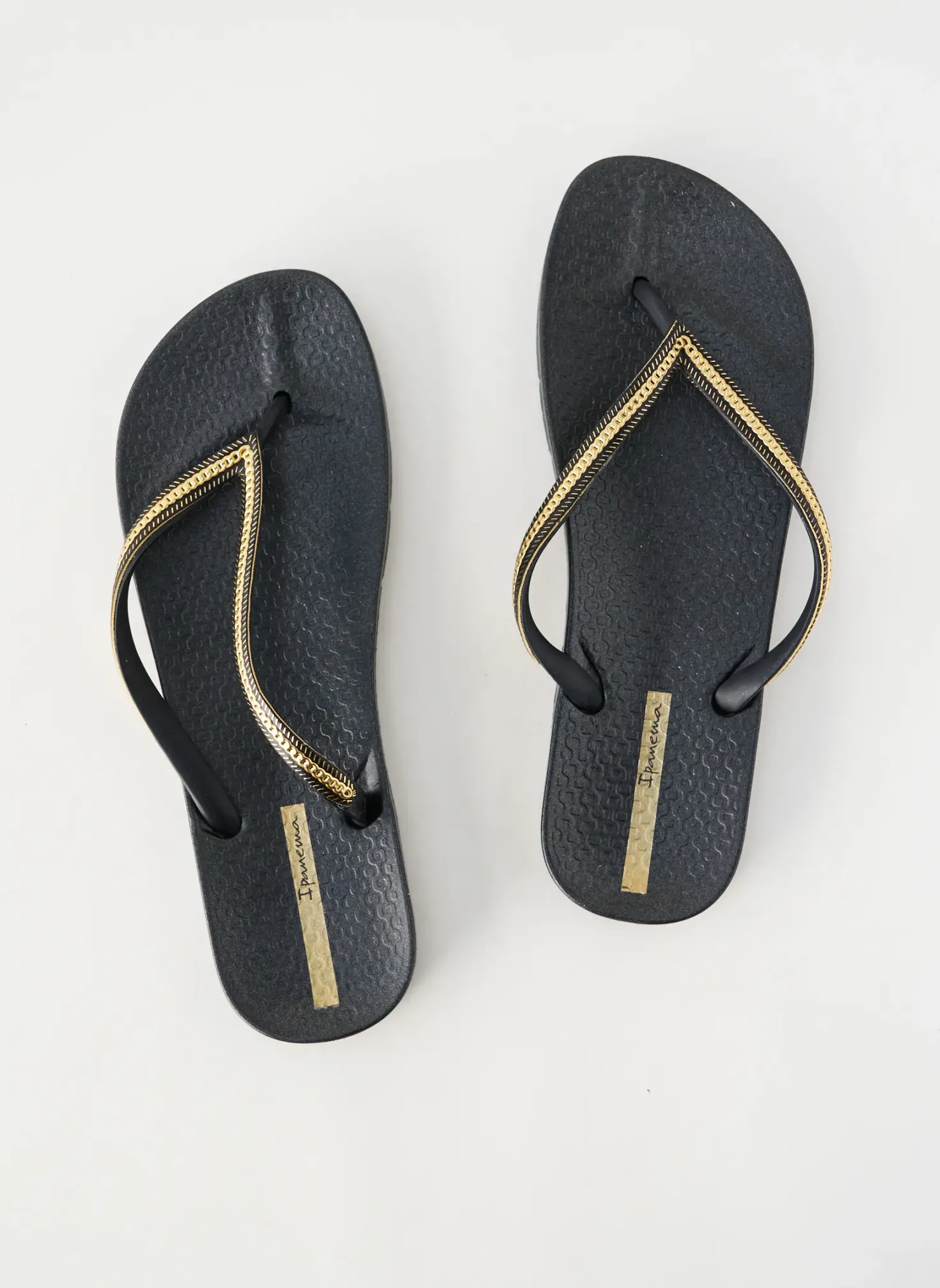 Tongs Ipanema Or Talon Plat Jusqu'à 3cm