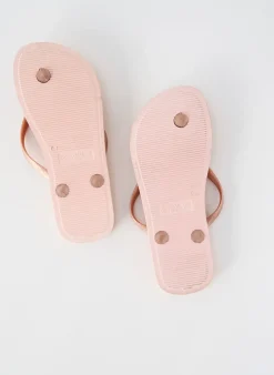 Tongs Ipanema Rose Talon Plat Jusqu'à 3cm