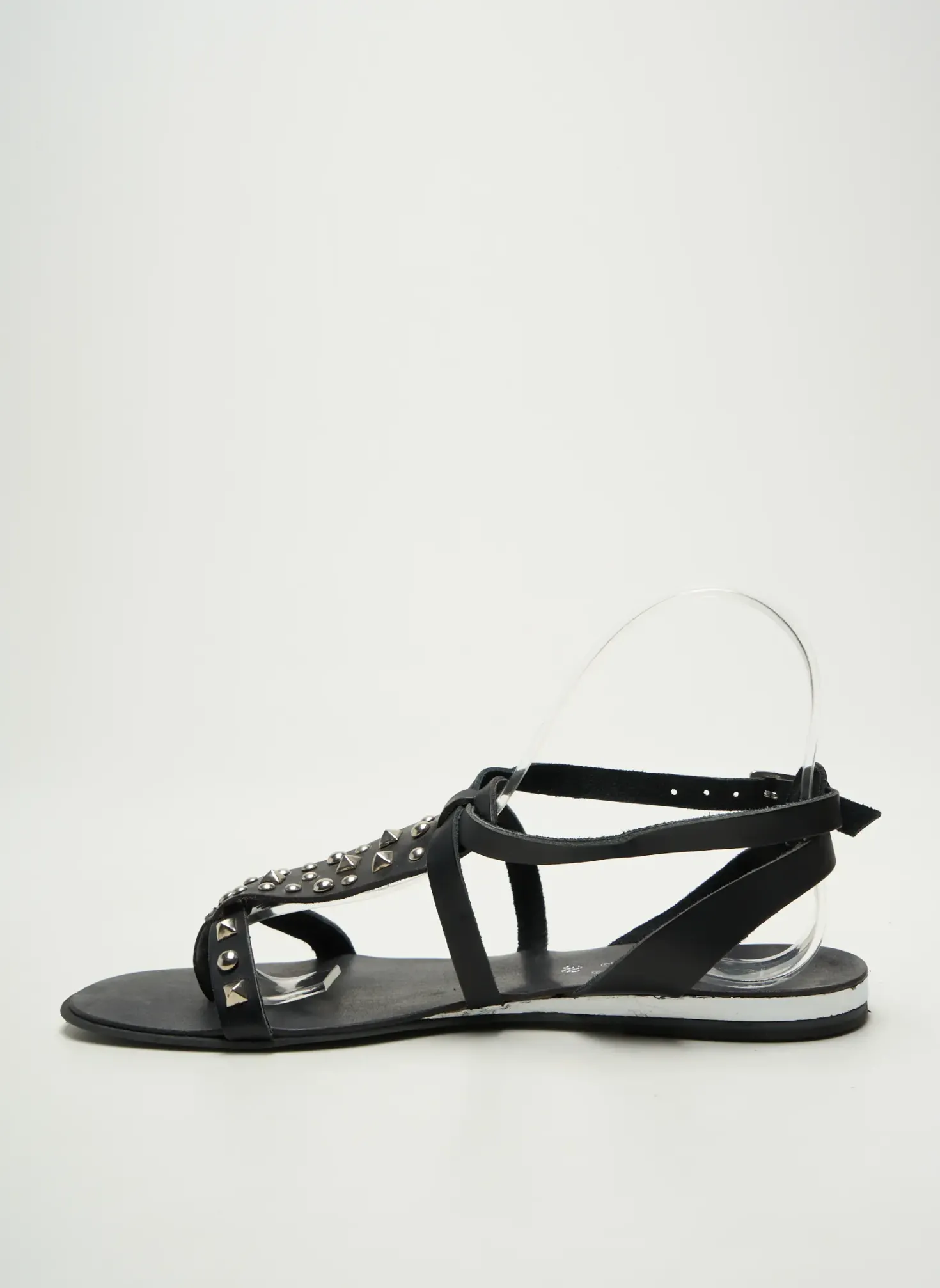 Tongs L'atelier Tropézien Noir Talon Plat Jusqu'à 3cm