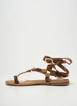 Tongs Lpb Les Petites Bombes Marron Talon Plat Jusqu'à 3cm