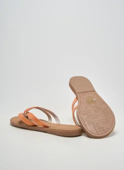 Tongs Lpb Les Petites Bombes Orange Talon Plat Jusqu'à 3cm