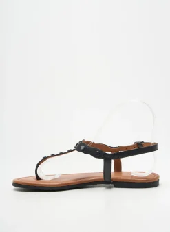 Tongs Mexx Noir Talon Plat Jusqu'à 3cm