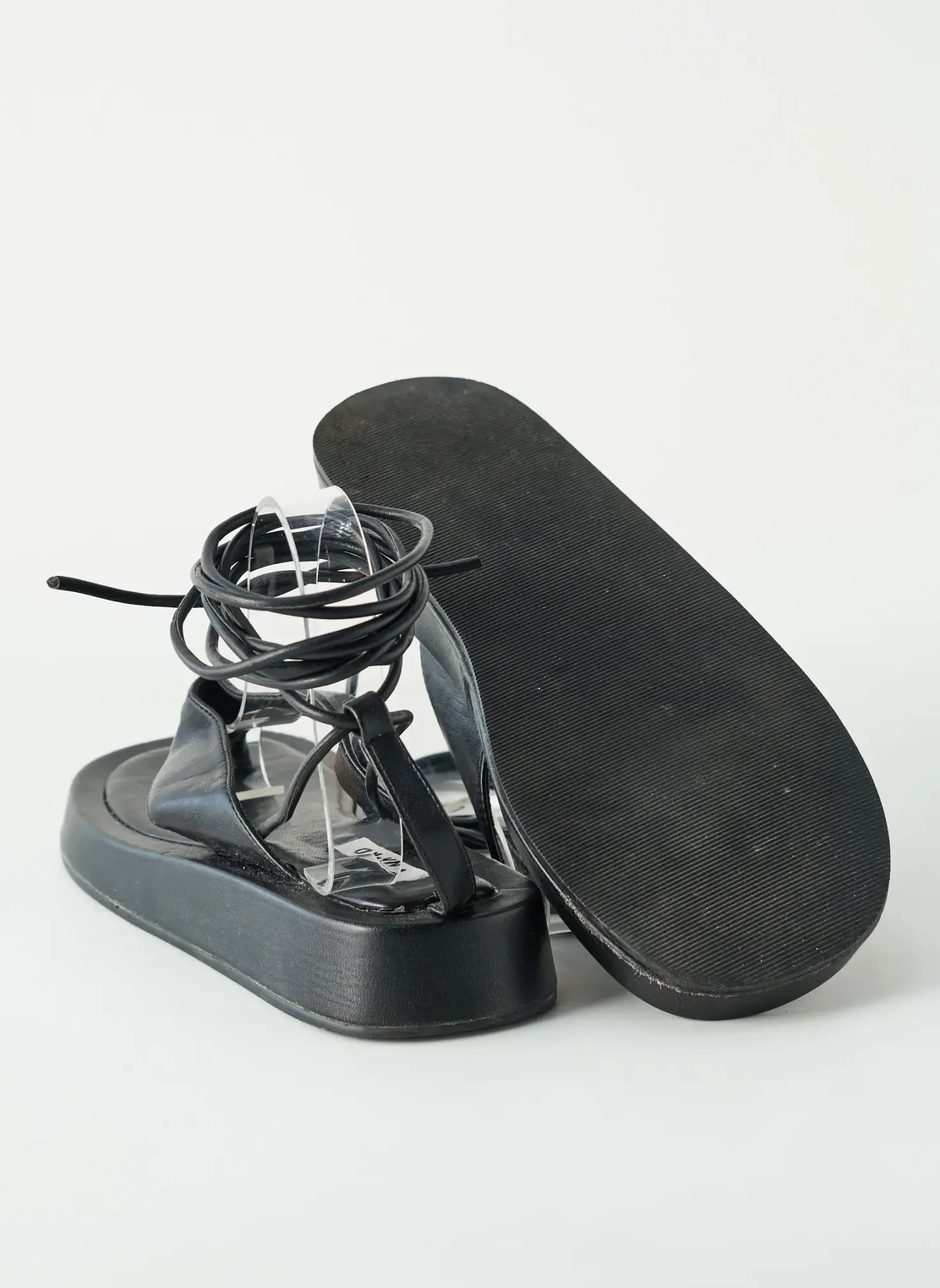 Tongs Na-kd Noir Talon De 4 À 6cm