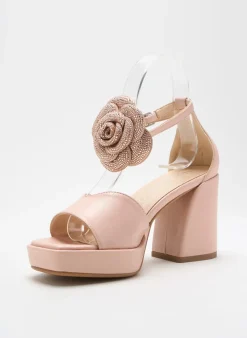 Tongs Noa Harmon Rose Talon De 4 À 6cm