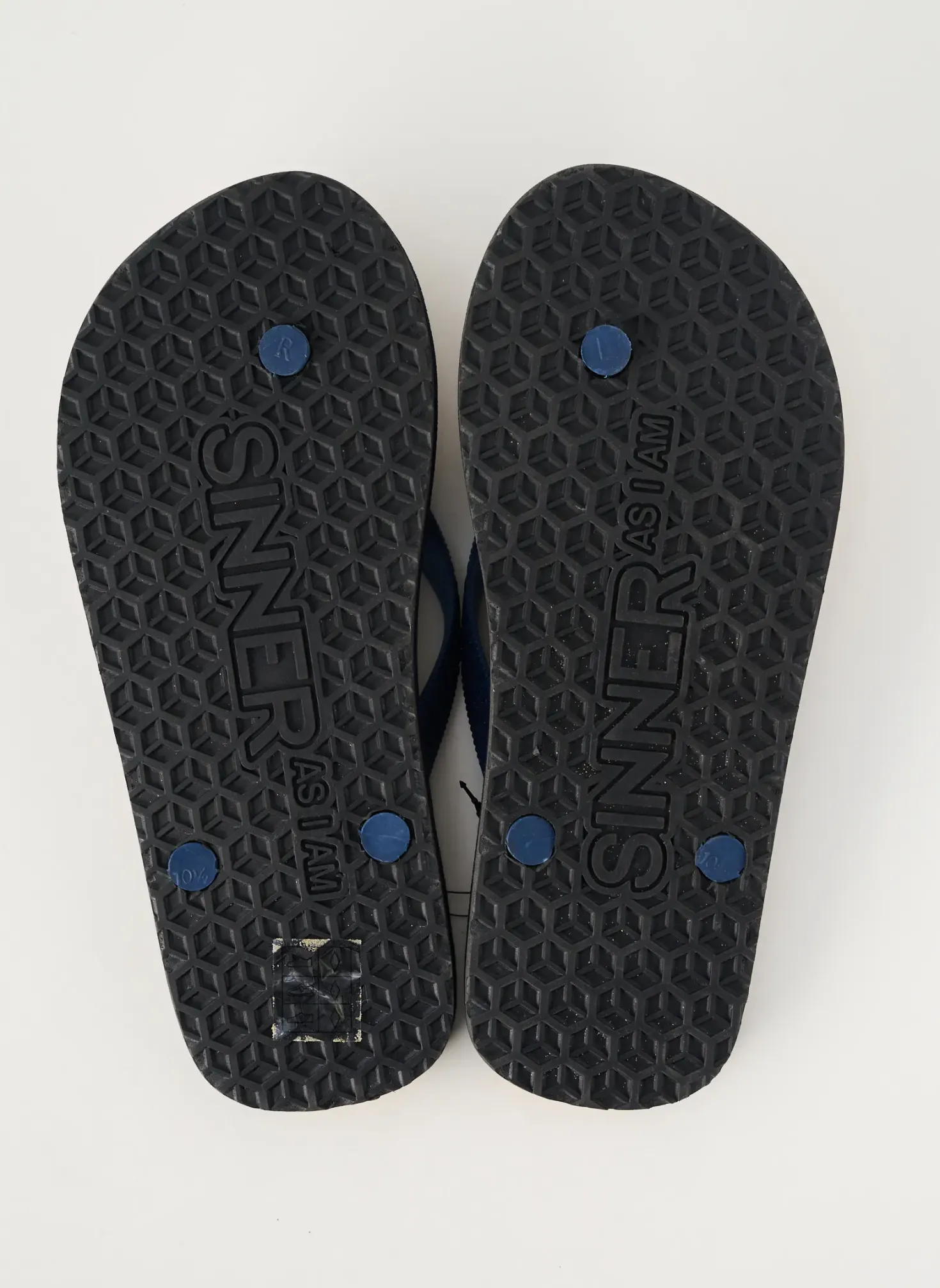 Tongs Sinner Bleu Bout Ouvert