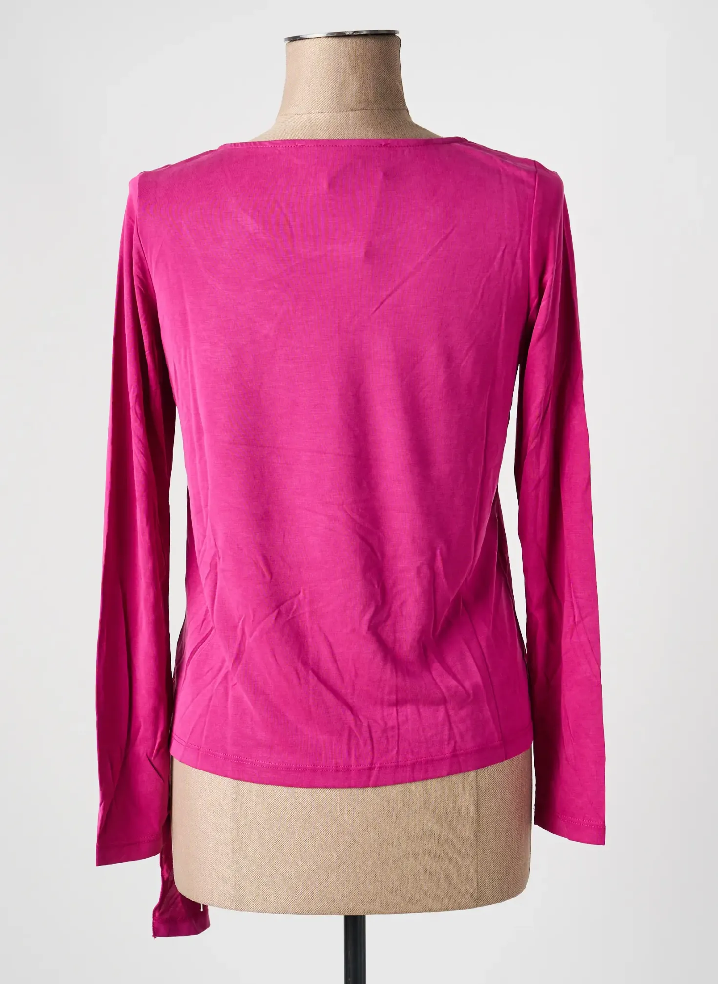Top Ashley Brooke Rose Manches Longues