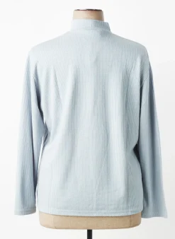 Top Claude De Saivre Bleu Manches Longues