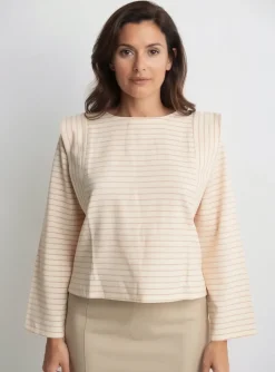 Top Elèsig Rose Manches Longues