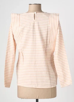 Top Elèsig Rose Manches Longues