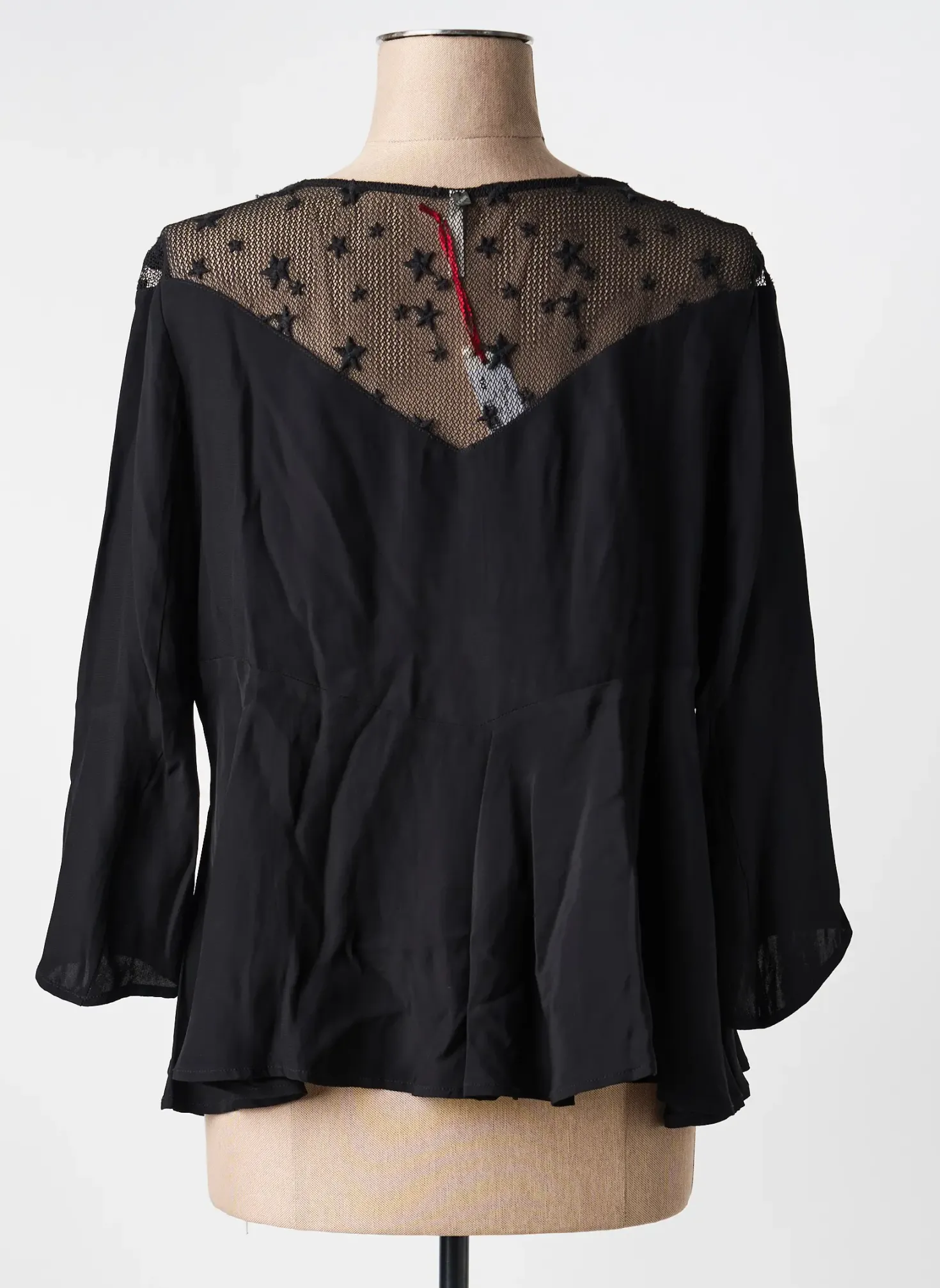 Top I.code (by Ikks) Noir Manches 3/4