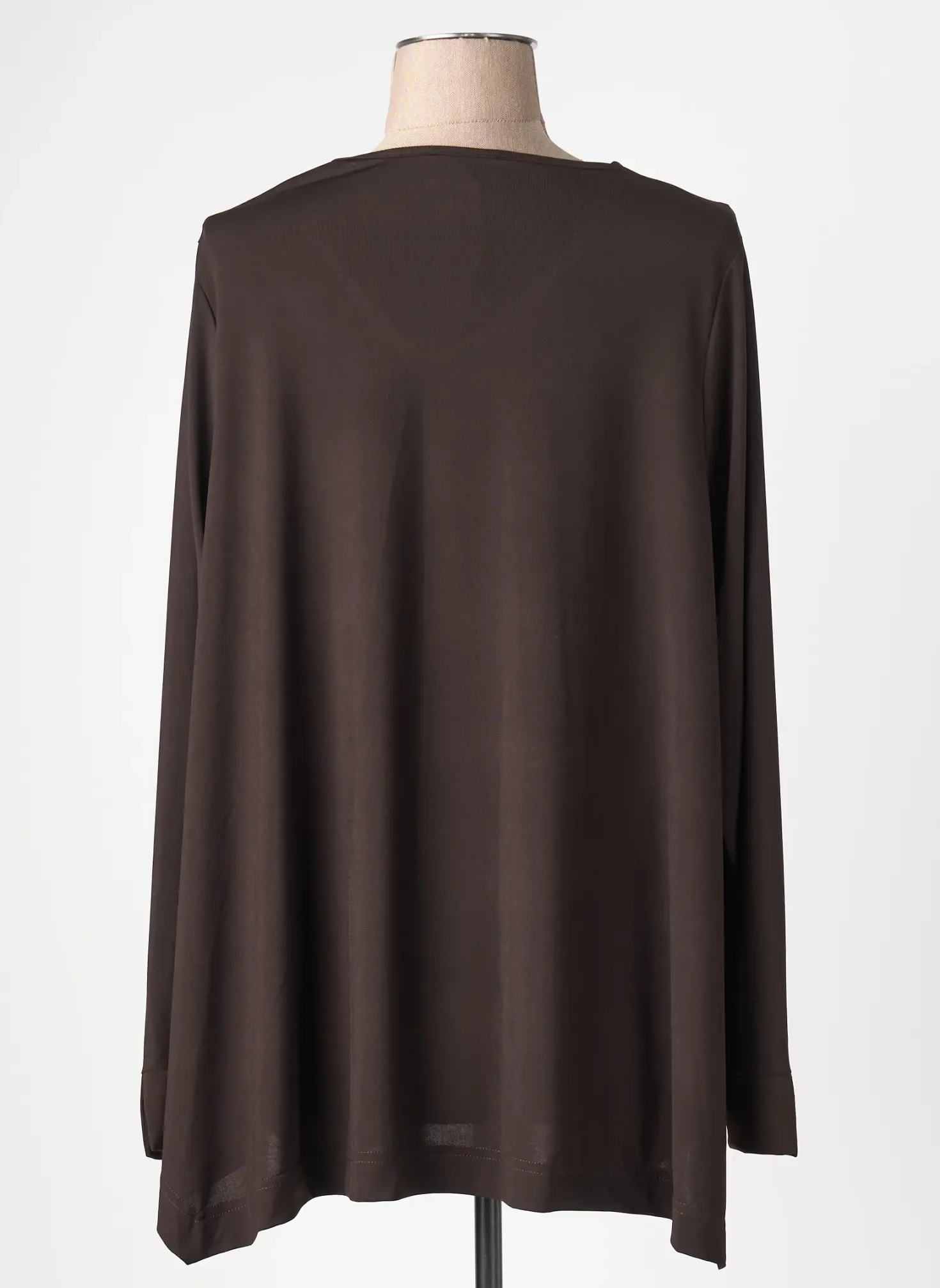 Top Jorgie Paris Marron Manches Longues