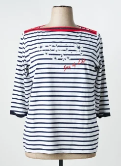 Top Joy Of Life Bleu Manches Longues