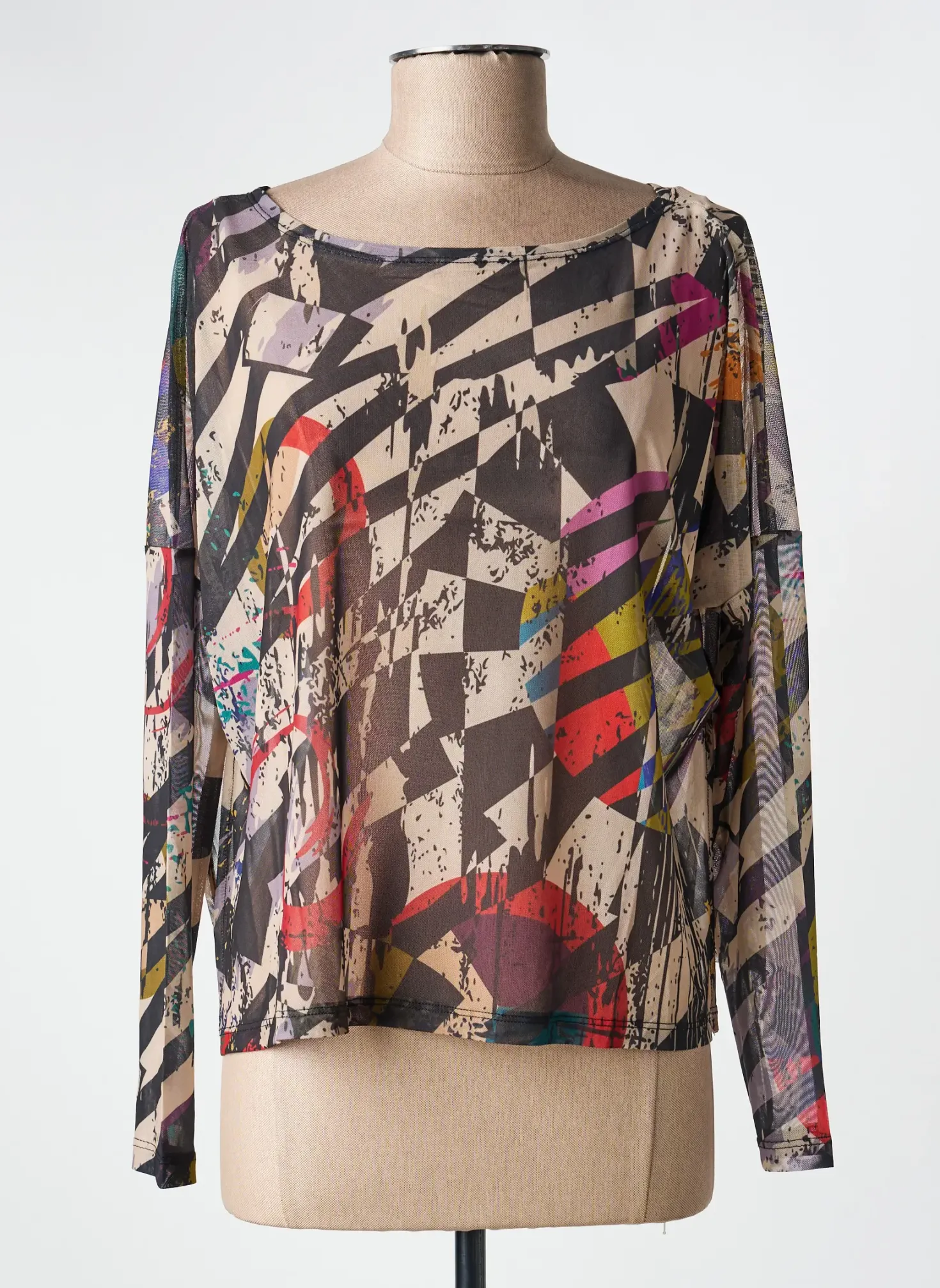 Top Kozan Noir Manches Longues