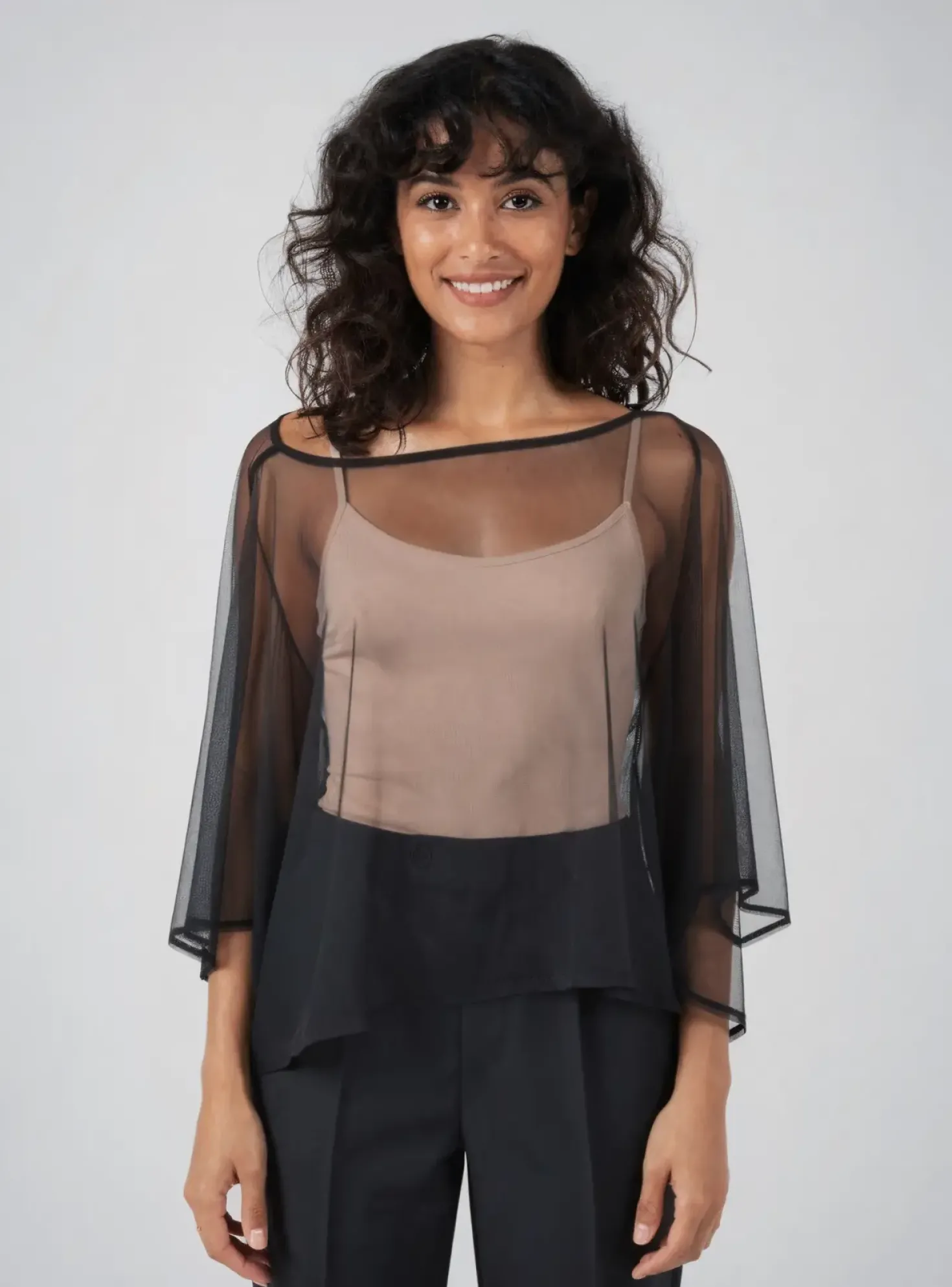Top Kozan Noir Manches Longues