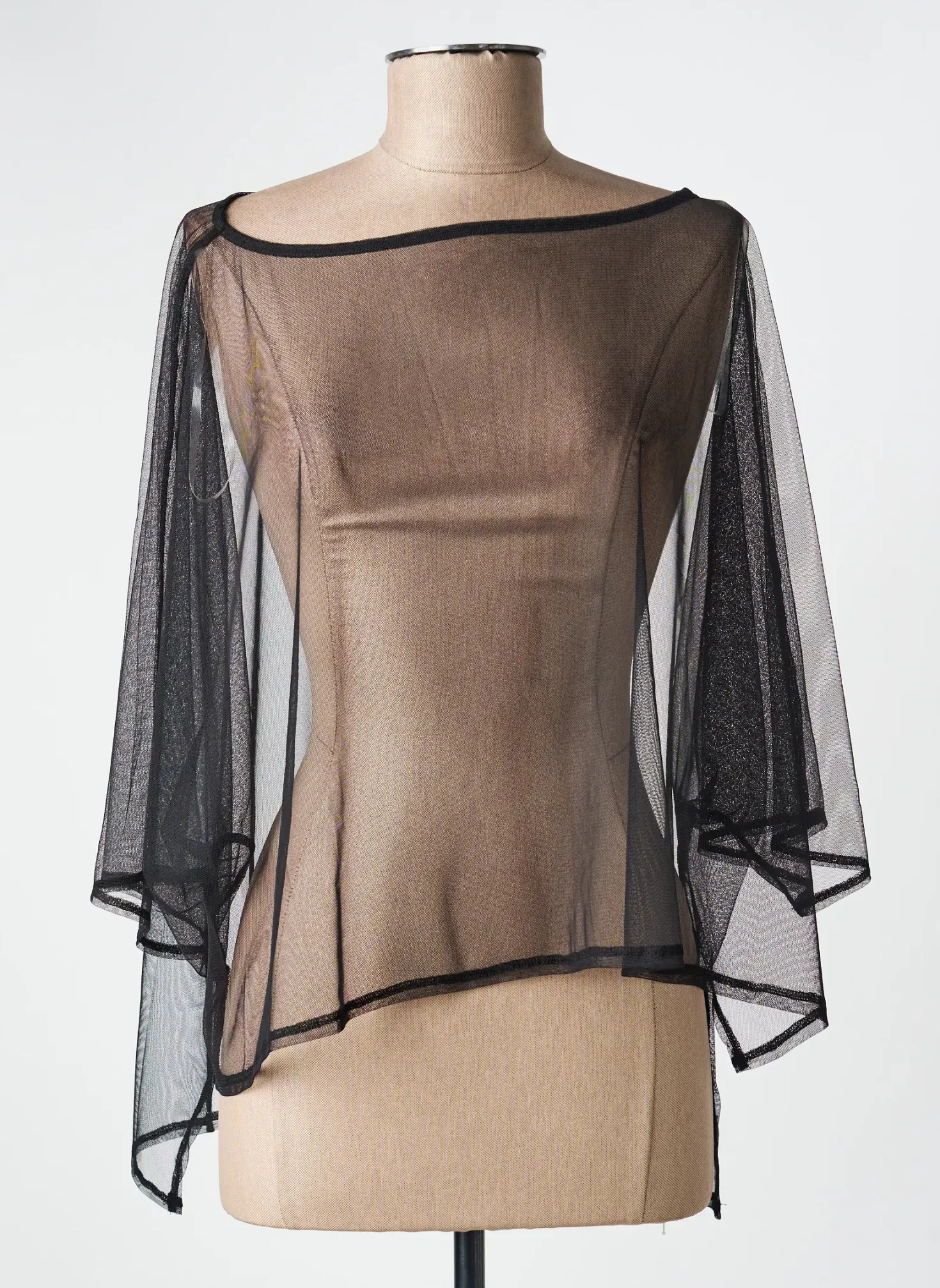 Top Kozan Noir Manches Longues