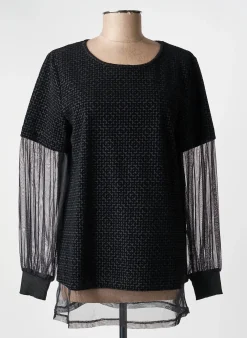 Top Kozan Noir Manches Longues