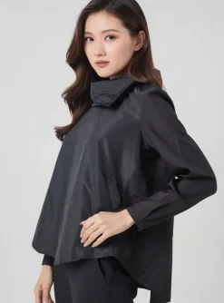 Top Kozan Noir Manches Longues