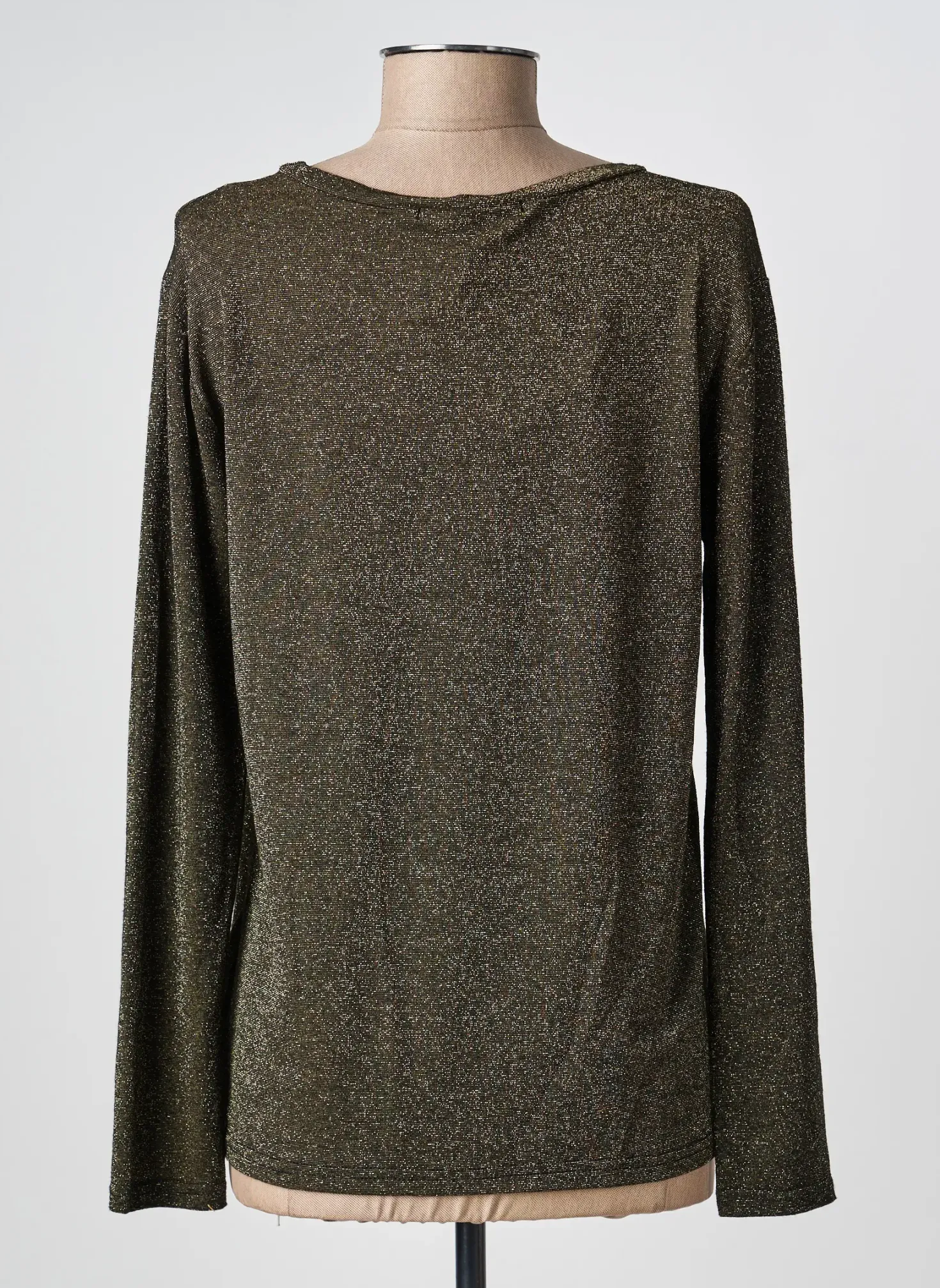 Top La Fee Maraboutee Or Manches Longues