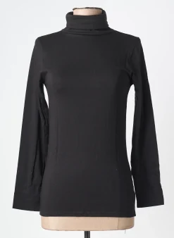 Top Lemahieu Noir Manches Longues