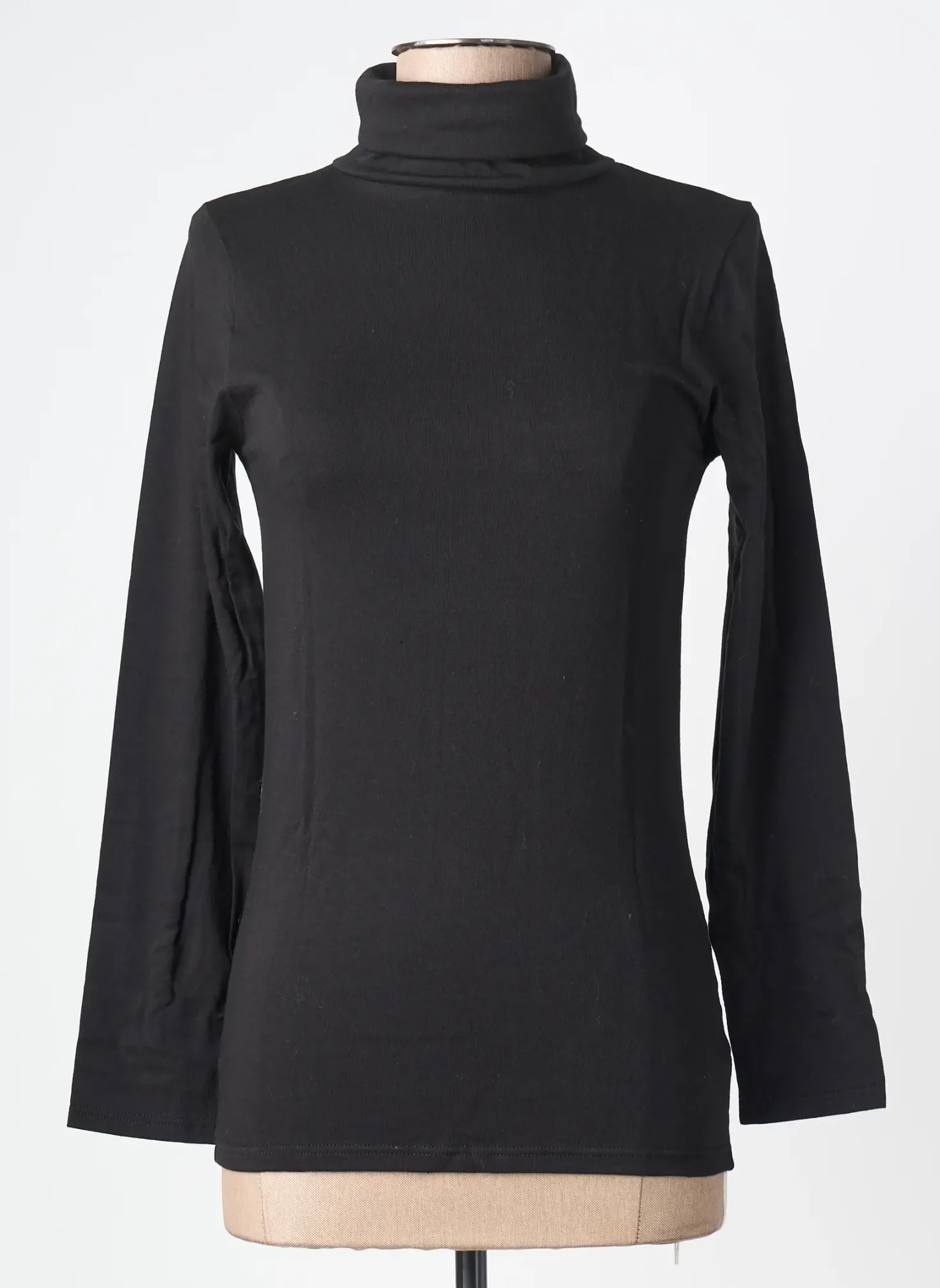 Top Lemahieu Noir Manches Longues