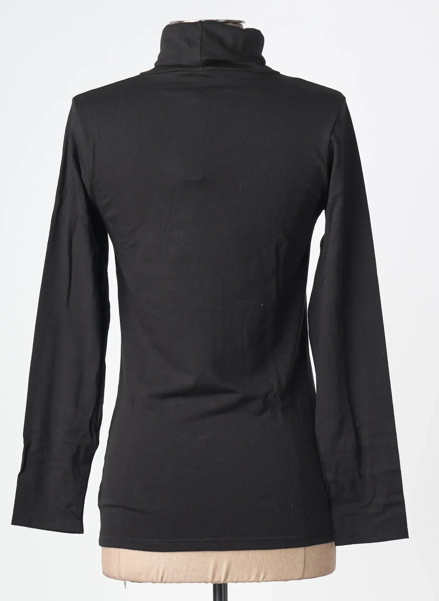 Top Lemahieu Noir Manches Longues