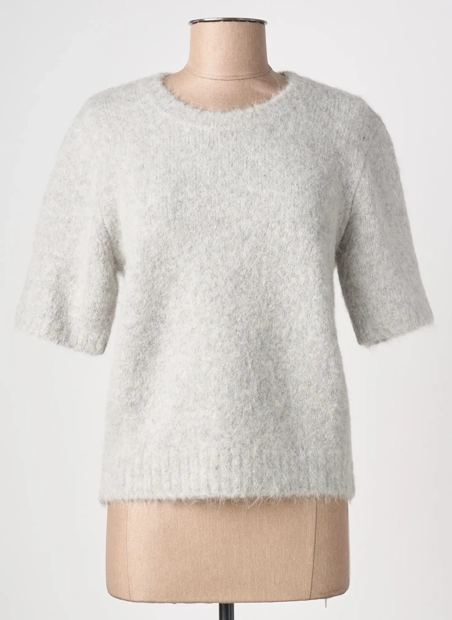Top Samsoe & Samsoe Gris Manches Courtes