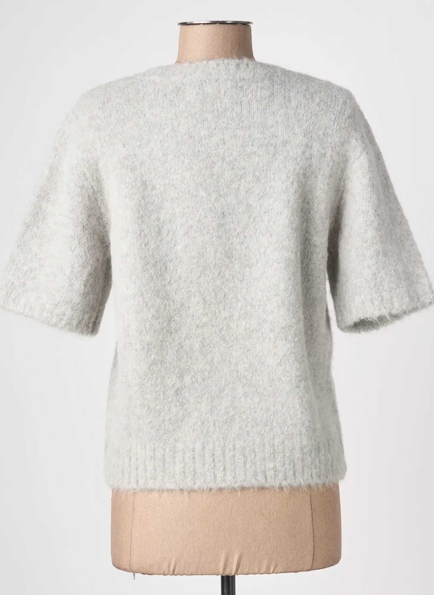 Top Samsoe & Samsoe Gris Manches Courtes