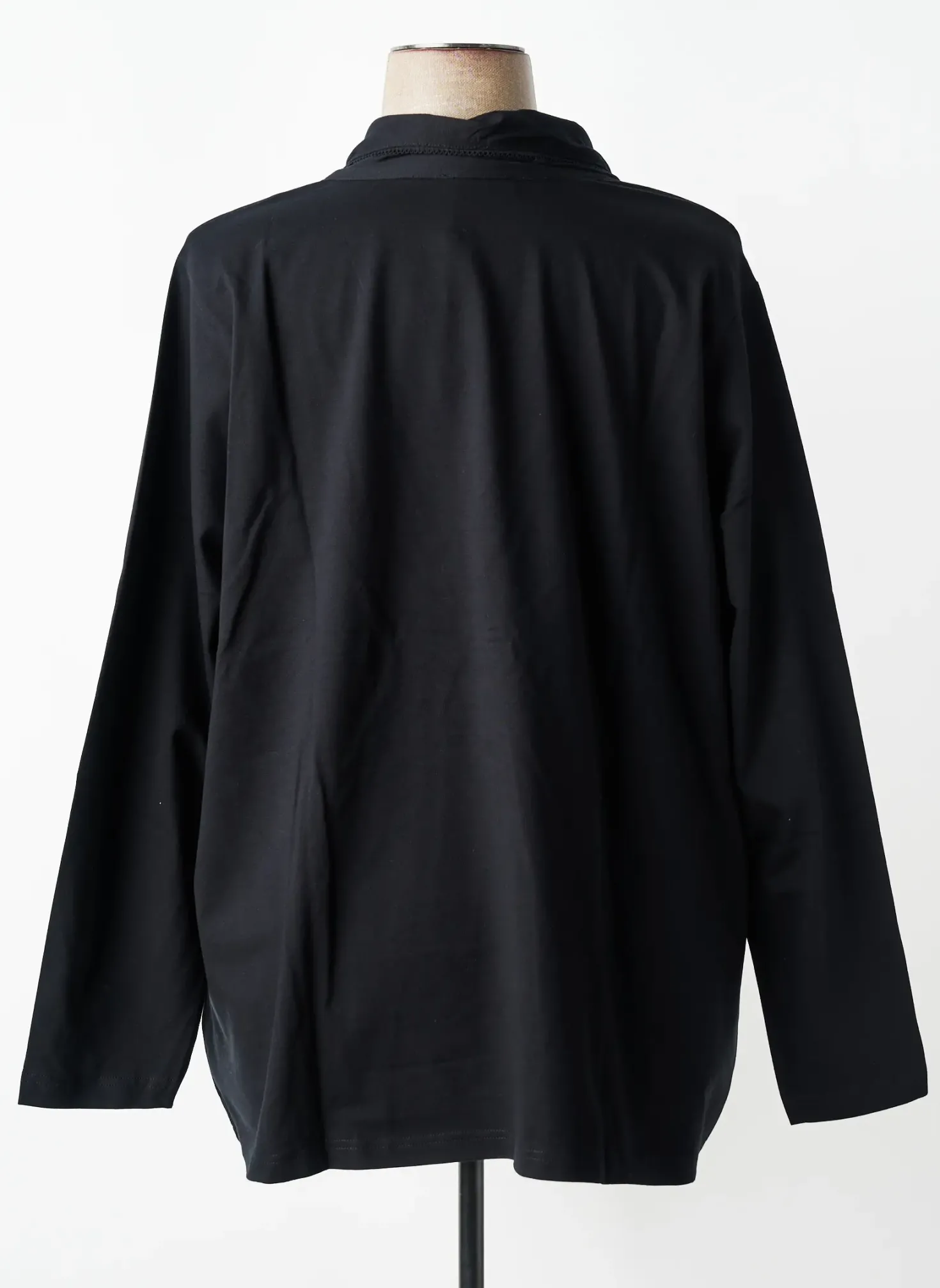 Top Sheego Noir Manches Longues